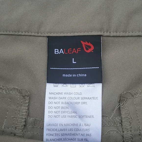 Baleaf Elastic Waist Cargo Shorts - Picture 4 of 8